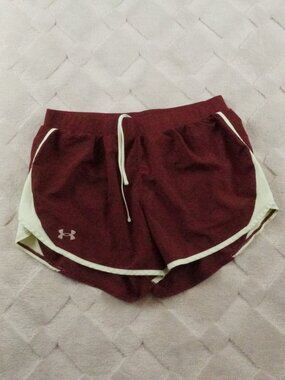 Under Armour Shorts Womens Medium Loose Heat Gear Lined Gym Yoga